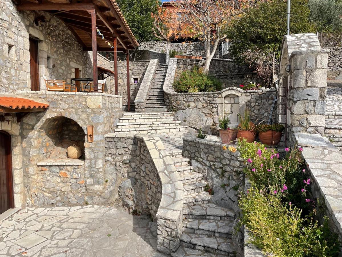 Terra Petra Villa At Psari Trikolonon Gortynia Psarion Экстерьер фото