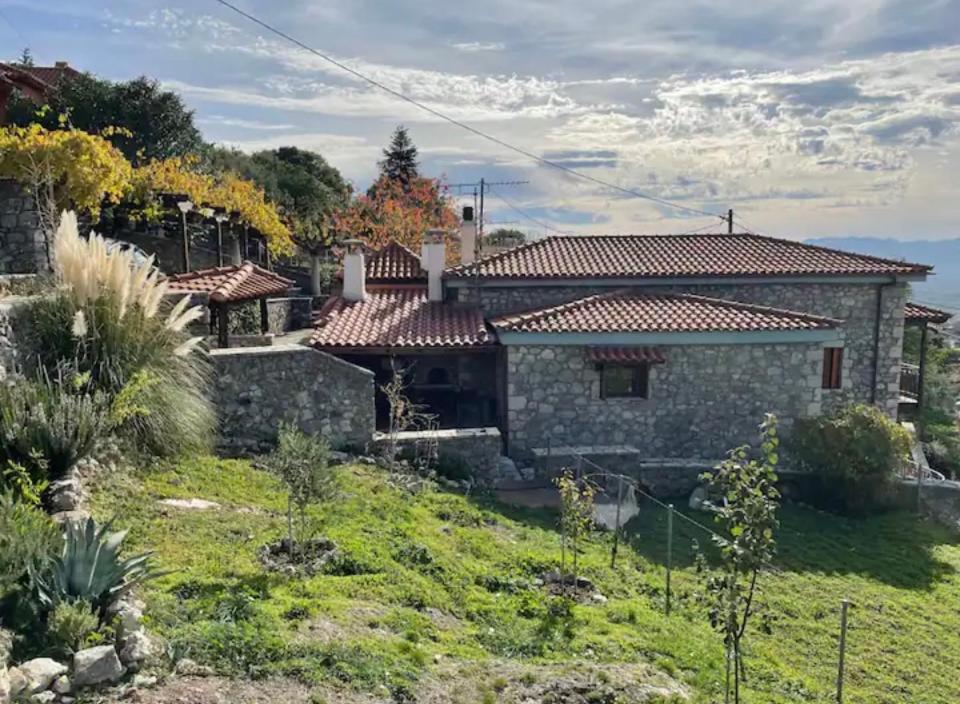 Terra Petra Villa At Psari Trikolonon Gortynia Psarion Экстерьер фото